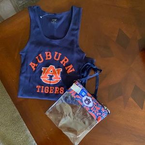 Auburn University swag!  Game day purse and tank top!